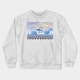 Sharks underwater Crewneck Sweatshirt